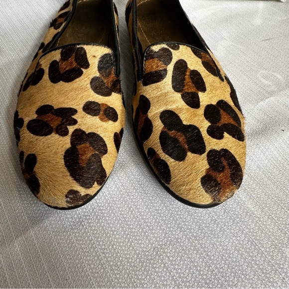Aerosoles Betunia 6M Leopard Print Calf Hair Loafers Flats Leather Upper Comfort - Picture 2 of 8